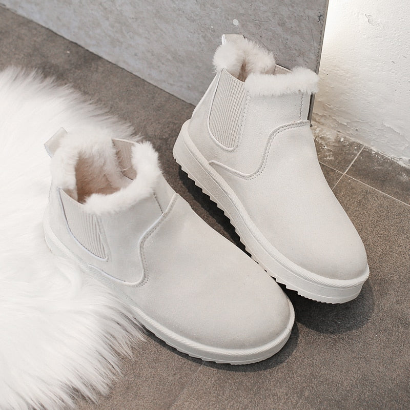 2023 New Women Boots Thickening Plus Velvet Winter Fashion Warm Short Boots Cotton Shoes Women'S Snow Boots Winter Boots