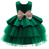 Toddler  Baby Girl Dress  Big Bow Baptism Dress for Girls