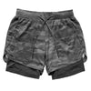 2022 Camo Running Shorts Men 2 In 1 Double-deck Quick Dry GYM Sport Shorts