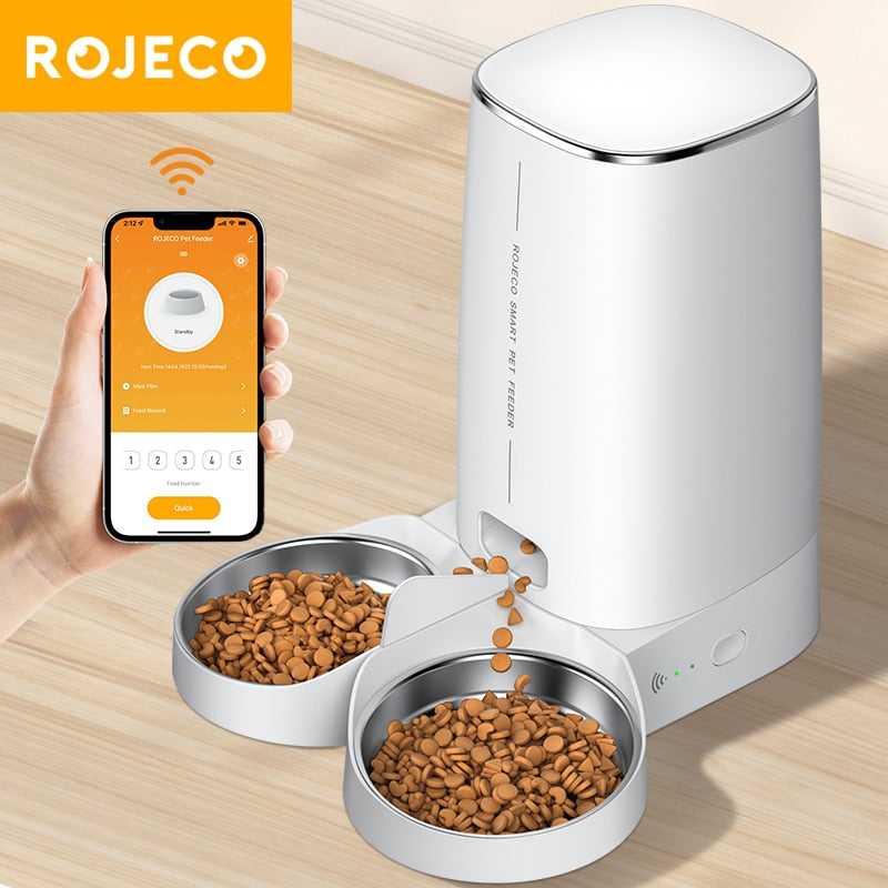 Automatic Pet Feeder Food Dispenser with Remote Control