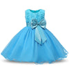 Toddler  Baby Girl Dress  Big Bow Baptism Dress for Girls