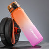 New 500/800/1000ml Sports Water Bottle BPA Free Portable Leak-proof Shaker bottle