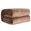 Soft Warm Coral Fleece Flannel Blankets For Beds Faux Fur Mink Throw Solid Color Sofa Cover Bedspread Winter Blankets