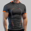 Summer Gym Shirt Sport T Shirt Men Quick Dry Running Shirt