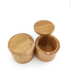 Bamboo Salt Cellar with Closure Lid