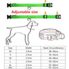 LED Glowing Dog Collar Adjustable Flashing Rechargea Luminous Collar