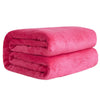 Soft Warm Coral Fleece Flannel Blankets For Beds Faux Fur Mink Throw Solid Color Sofa Cover Bedspread Winter Blankets